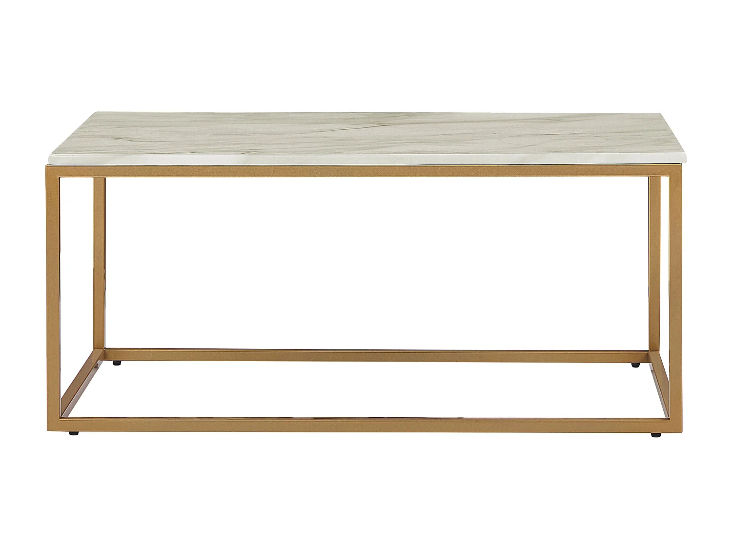 Table basse DELANO Marbre/doré