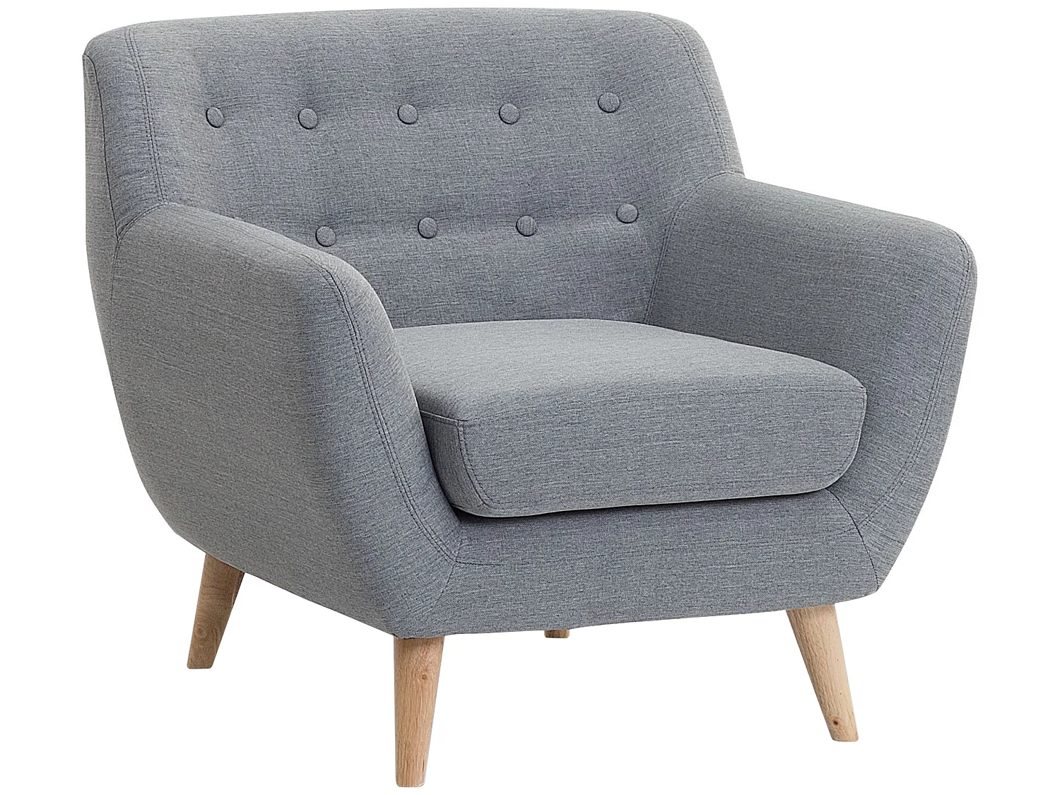 Fauteuil MOTALA Stof Lichtgrijs