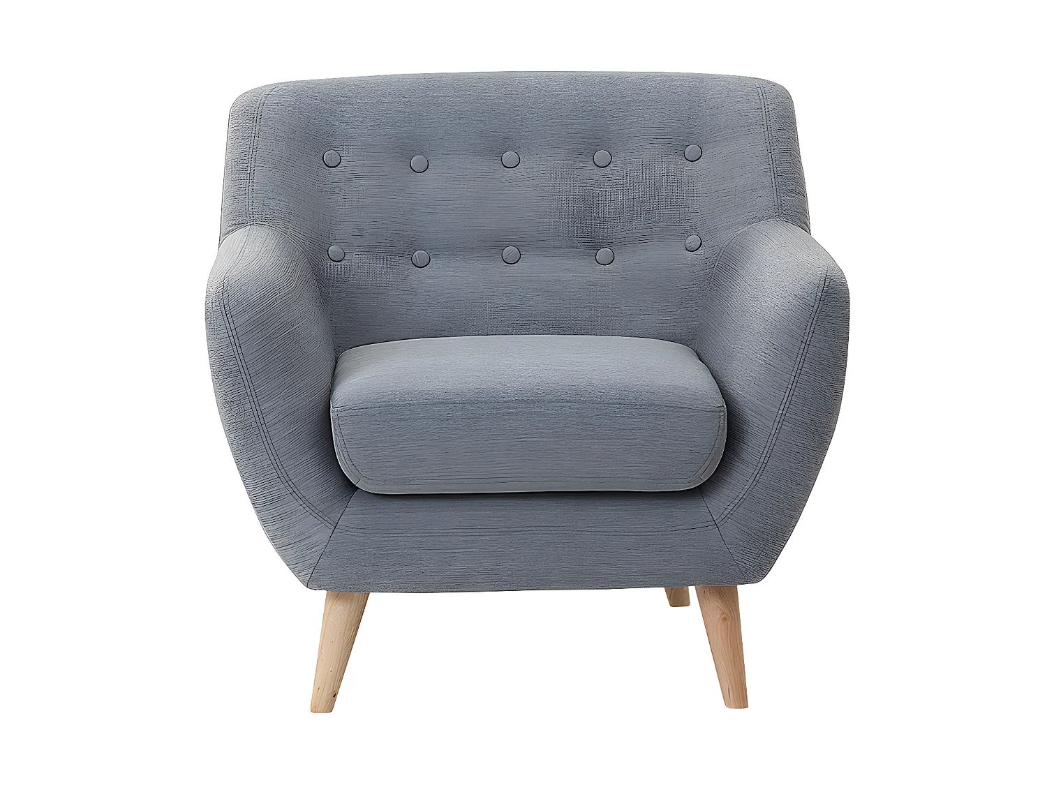 Fauteuil MOTALA Stof Lichtgrijs