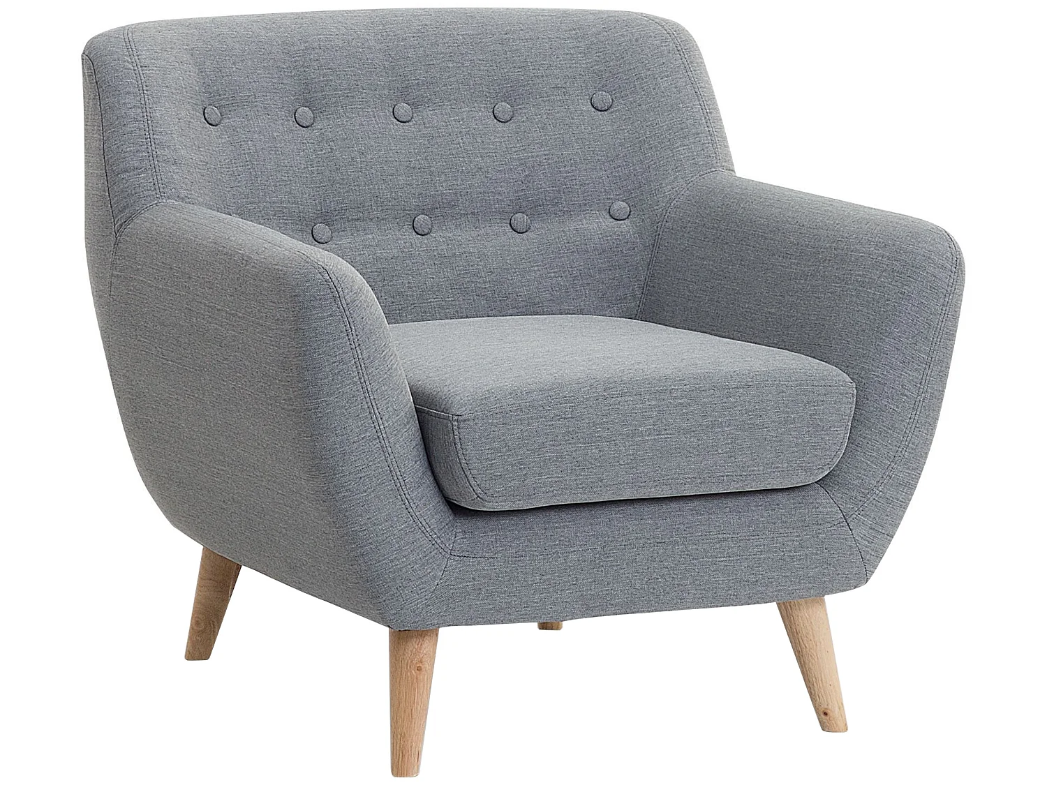 Fauteuil MOTALA Stof Lichtgrijs