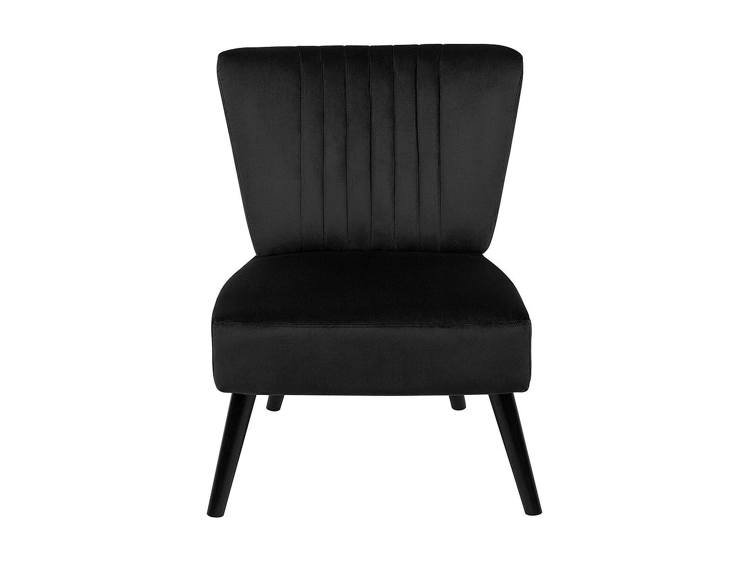 Sillón VAASA Terciopelo Negro