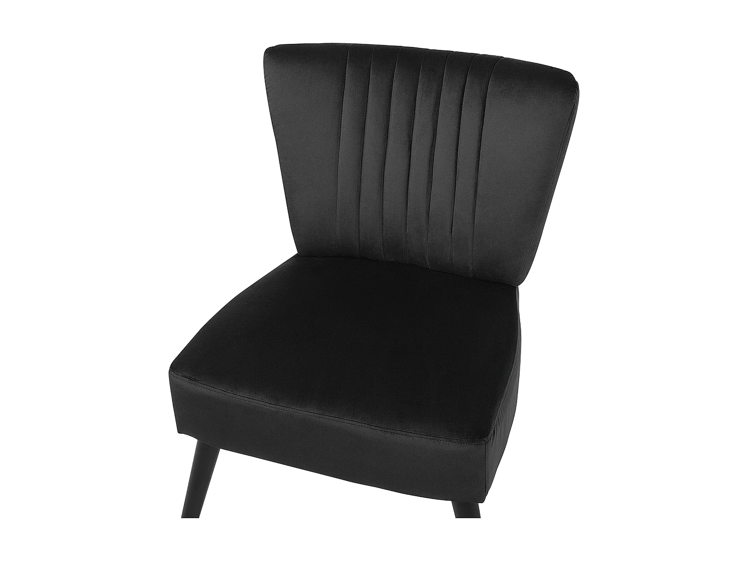 Sillón VAASA Terciopelo Negro