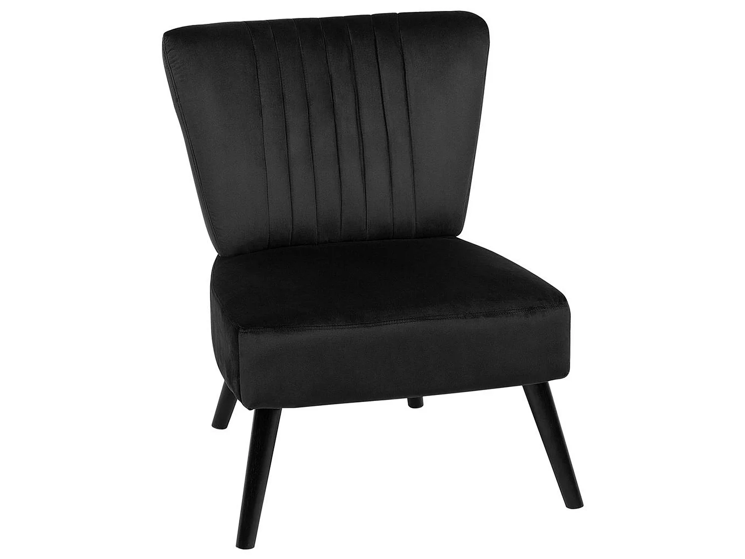 Poltrona VAASA Veludo Preto