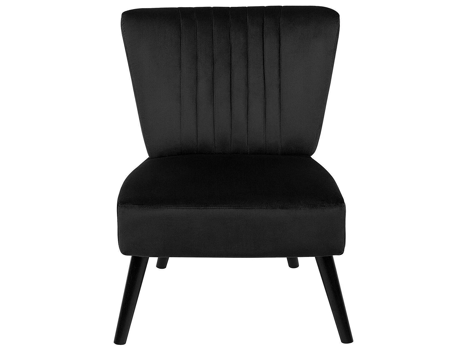 Poltrona VAASA Veludo Preto