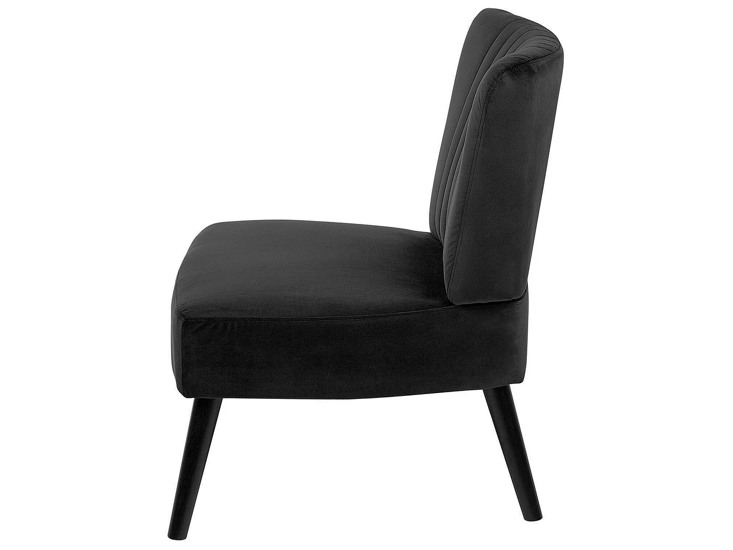 Poltrona VAASA Veludo Preto