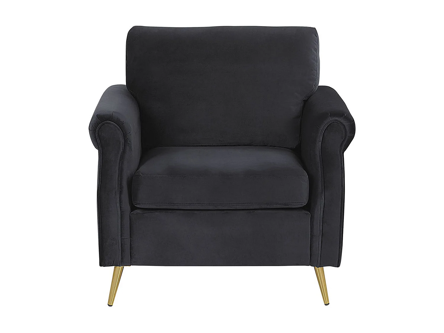 Fauteuil VIETAS Fluweel Zwart