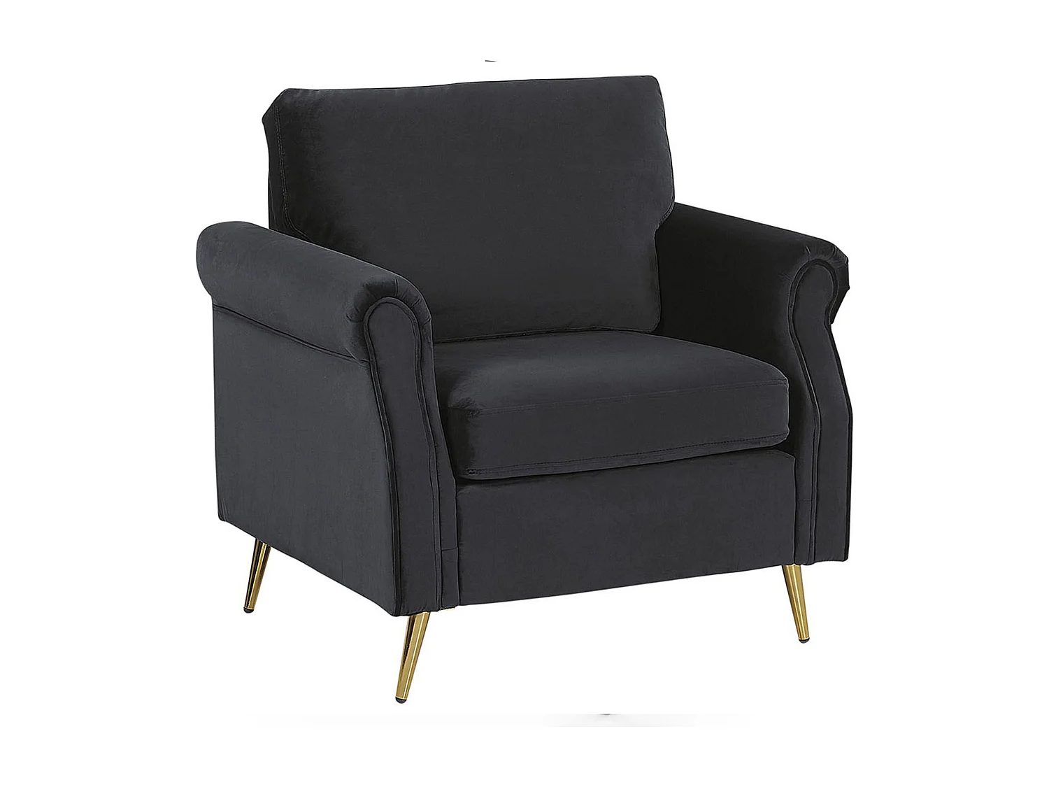 Fauteuil VIETAS Velours Noir