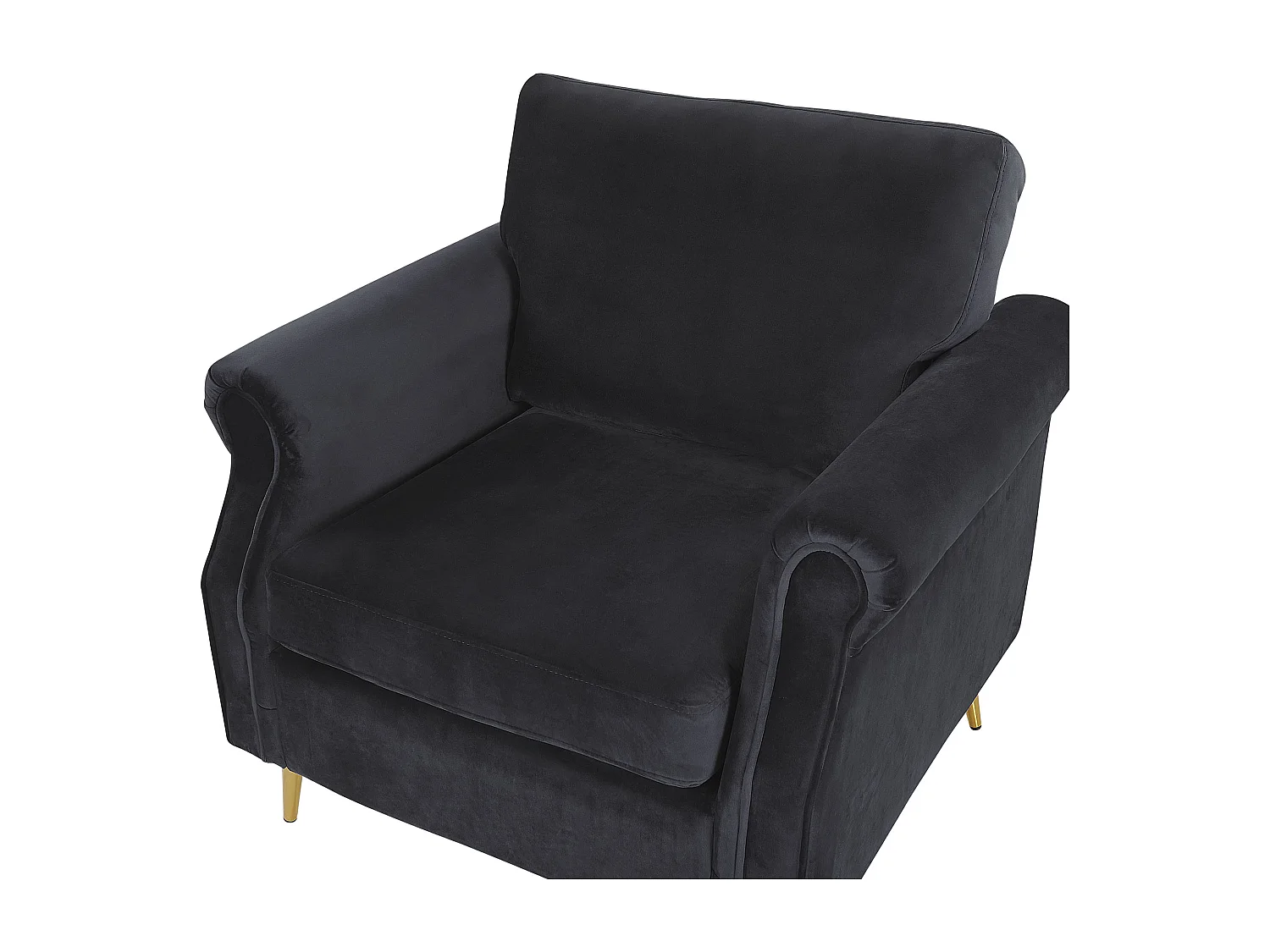 Fauteuil VIETAS Velours Noir
