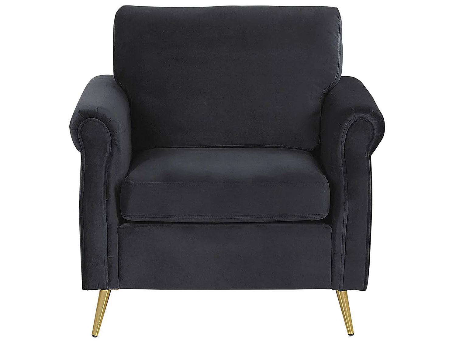 Fauteuil VIETAS Fluweel Zwart
