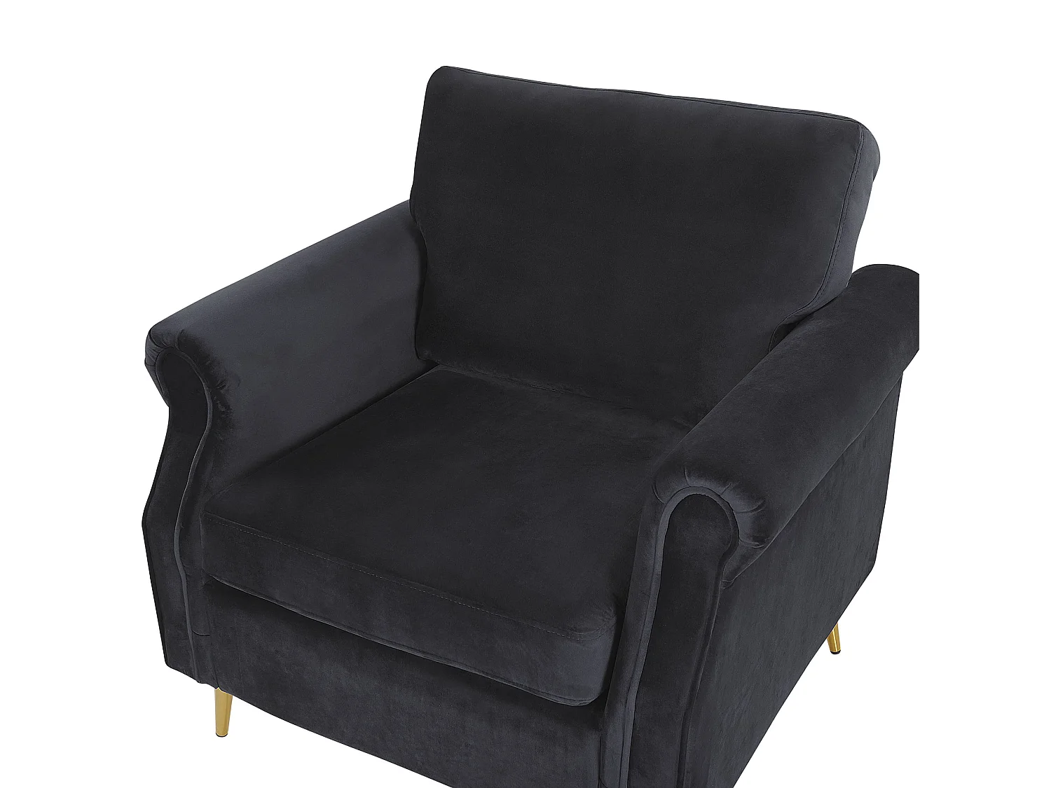 Fauteuil VIETAS Fluweel Zwart