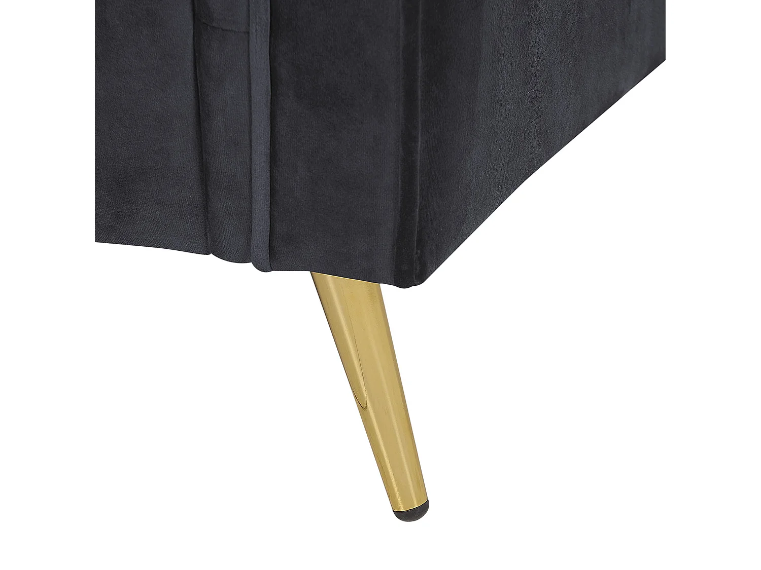 Fauteuil VIETAS Fluweel Zwart
