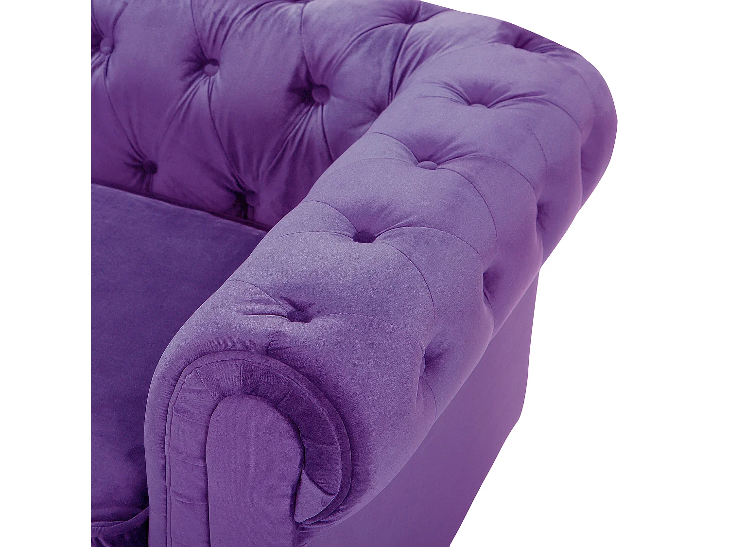 Poltrona CHESTERFIELD Veludo Violeta