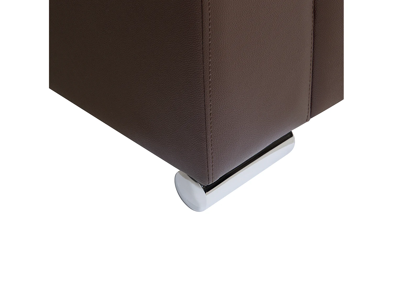 Fauteuil HELSINKI Leer Donkerbruin