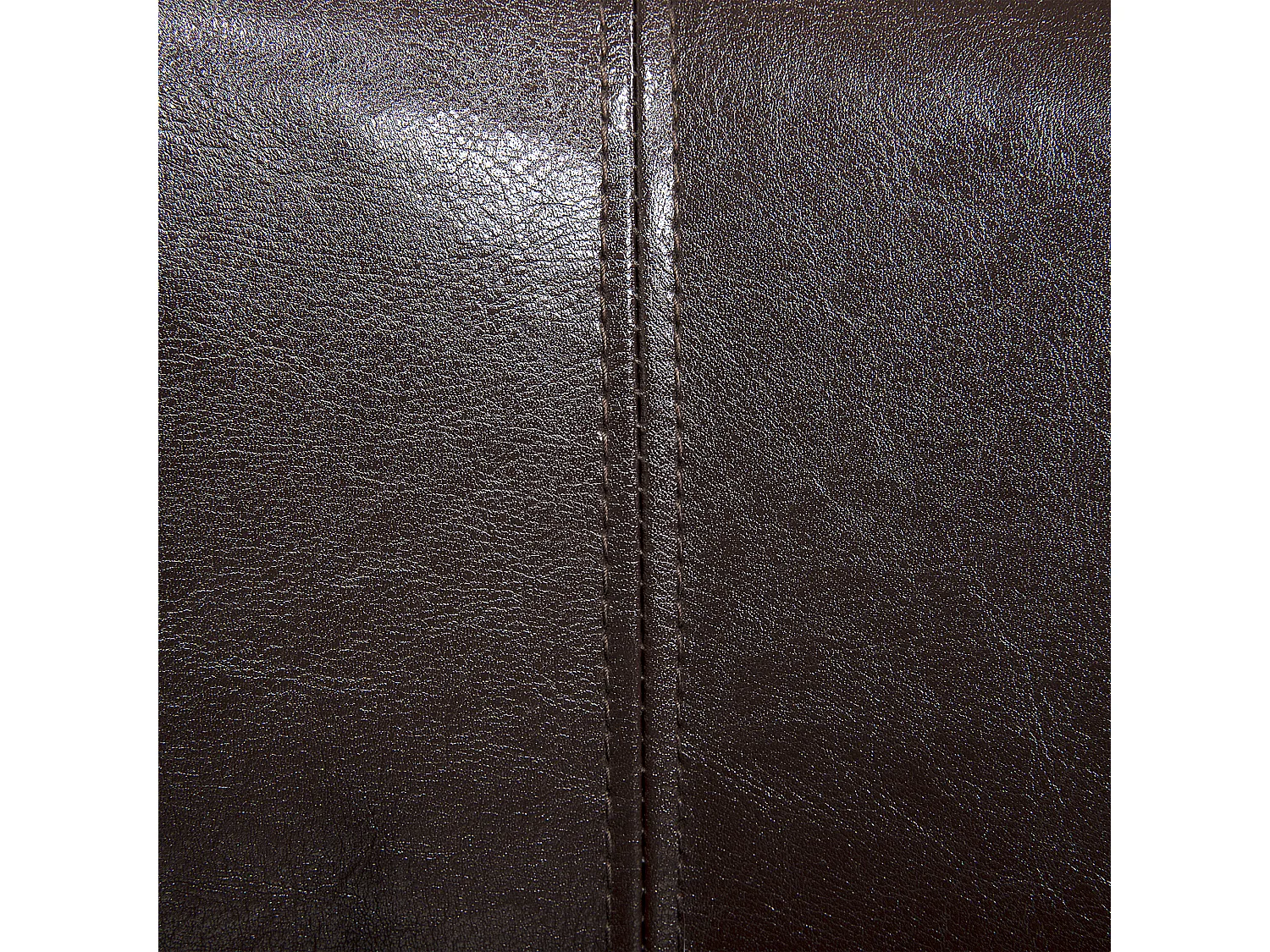 Fauteuil BORWICK Cuir PU Marron foncé