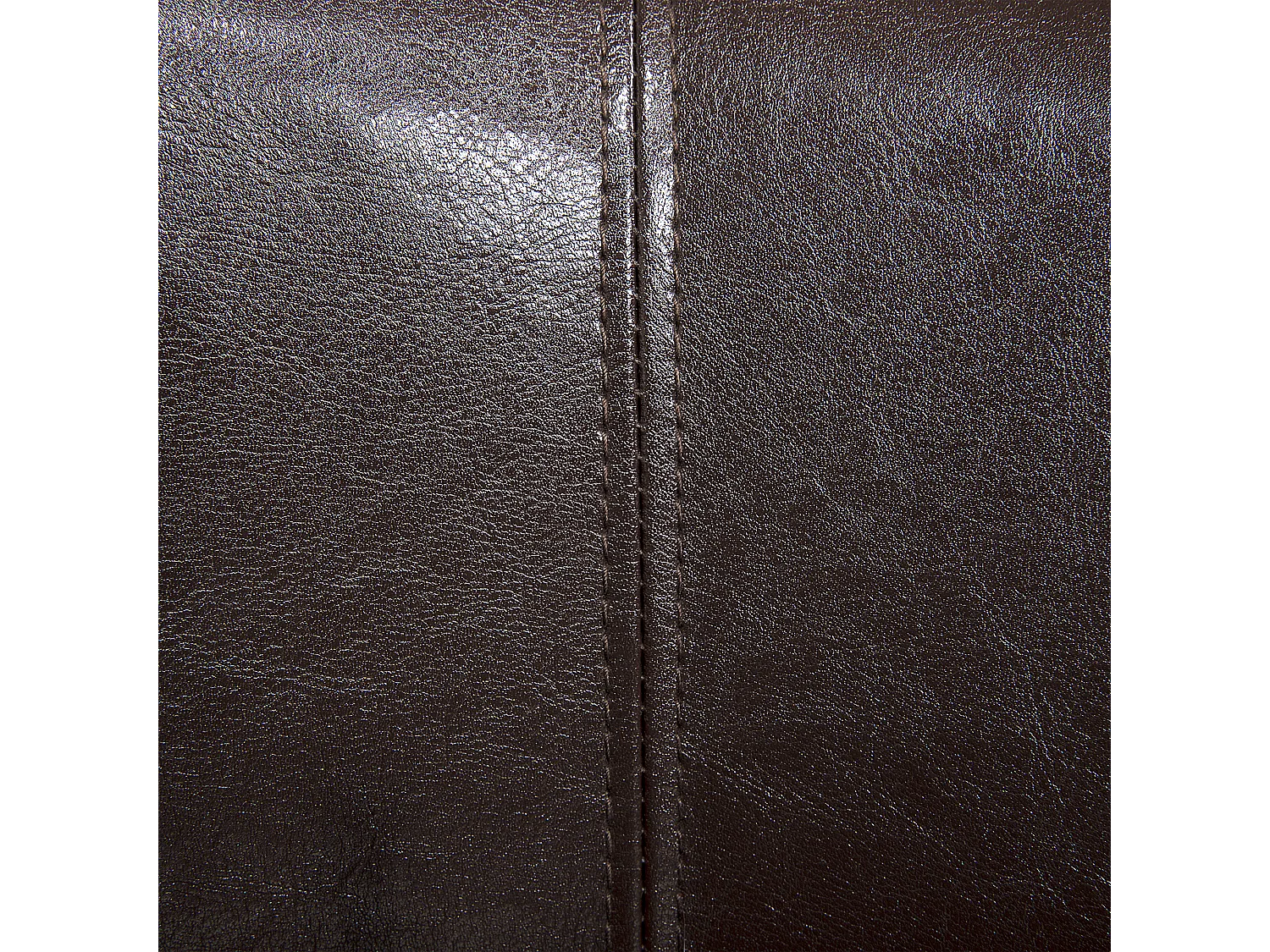 Fauteuil BORWICK Kunstleer Donkerbruin