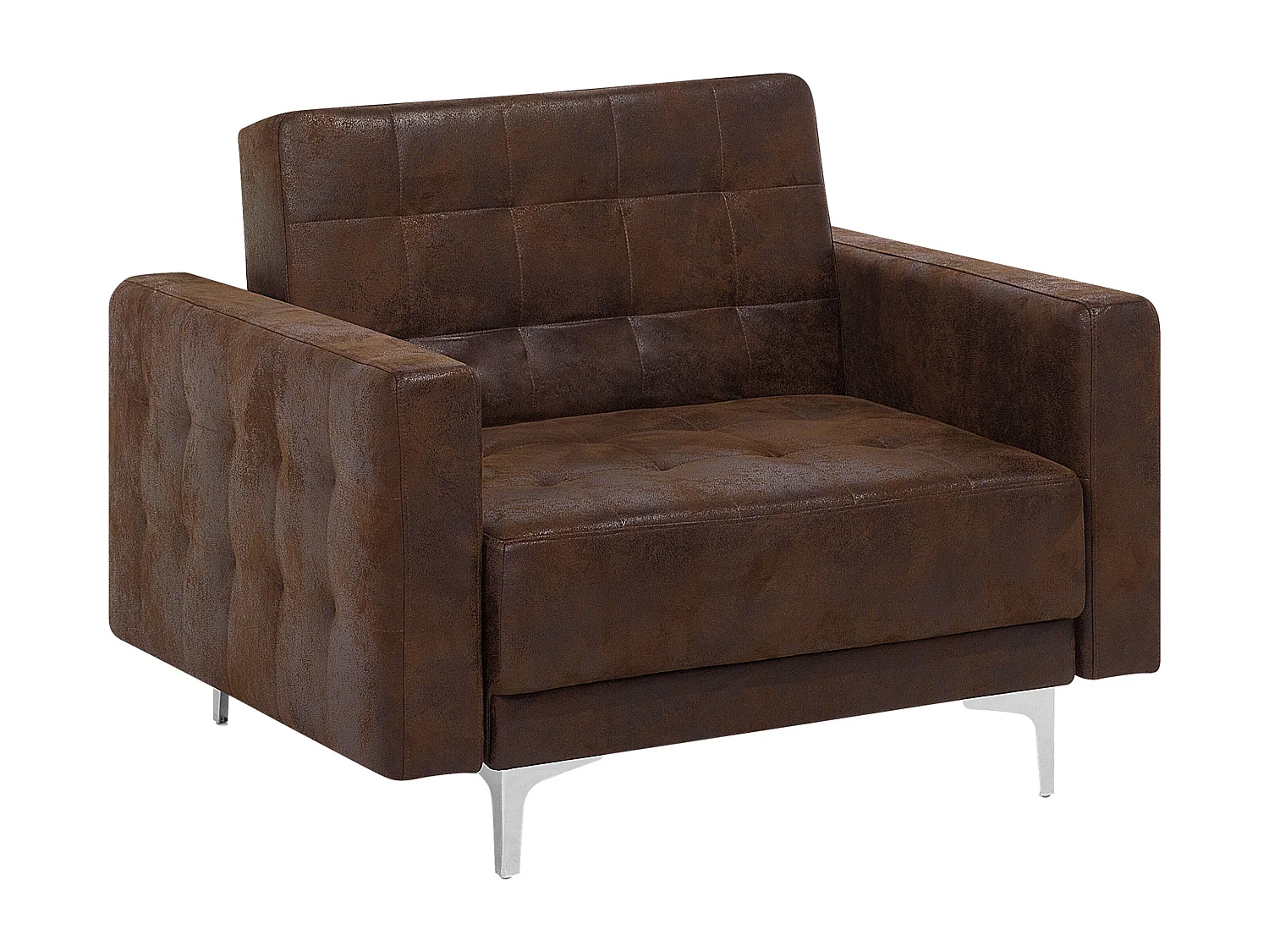 Fauteuil ABERDEEN Cuir PU Marron