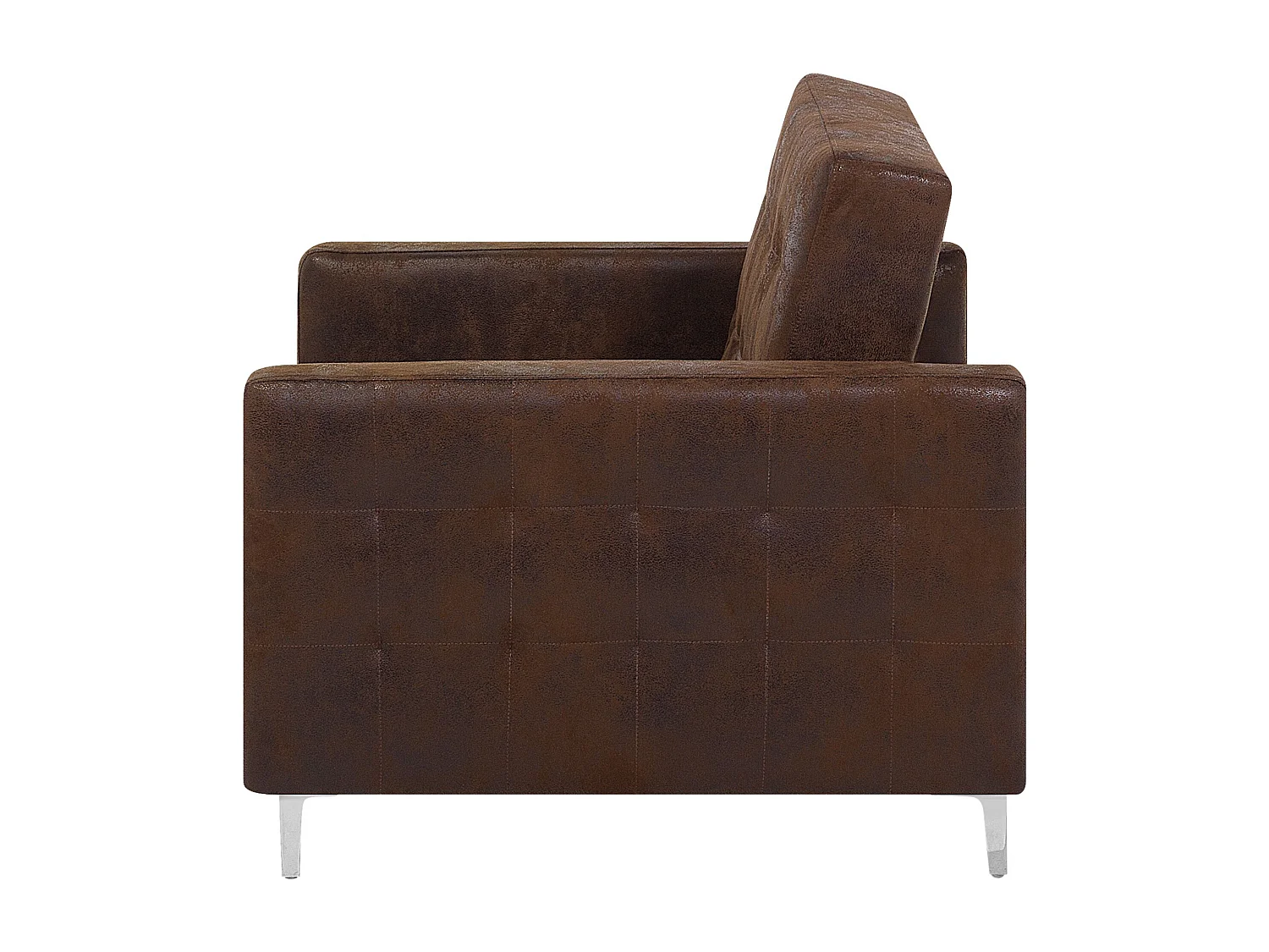 Fauteuil ABERDEEN Cuir PU Marron
