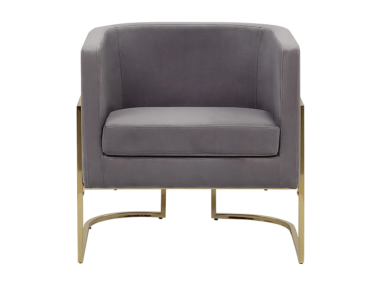 Fauteuil SIRKKA Velours Gris