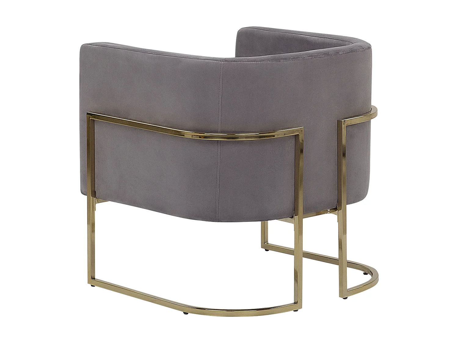 Fauteuil SIRKKA Velours Gris