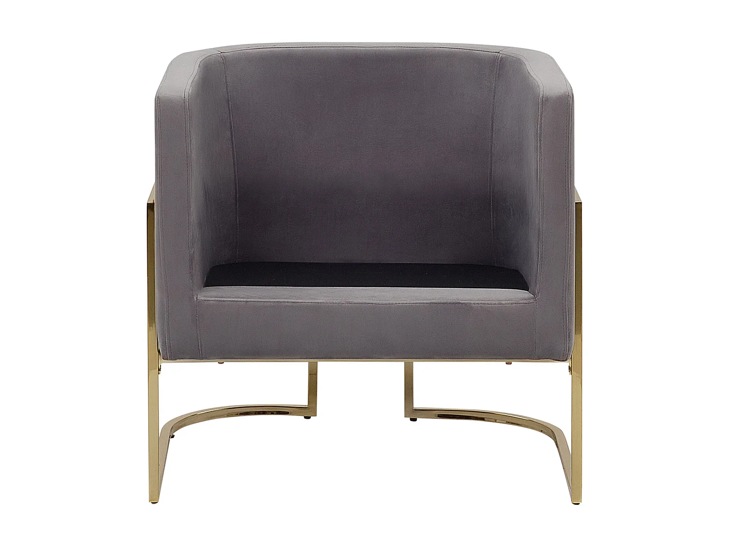 Fauteuil SIRKKA Velours Gris