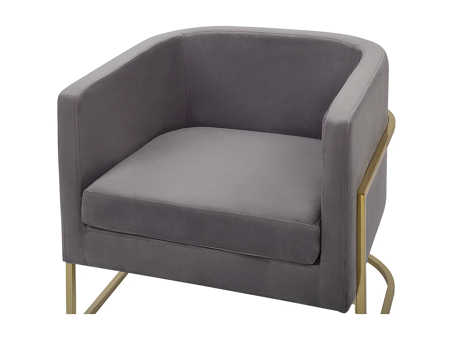 Fauteuil SIRKKA Velours Gris