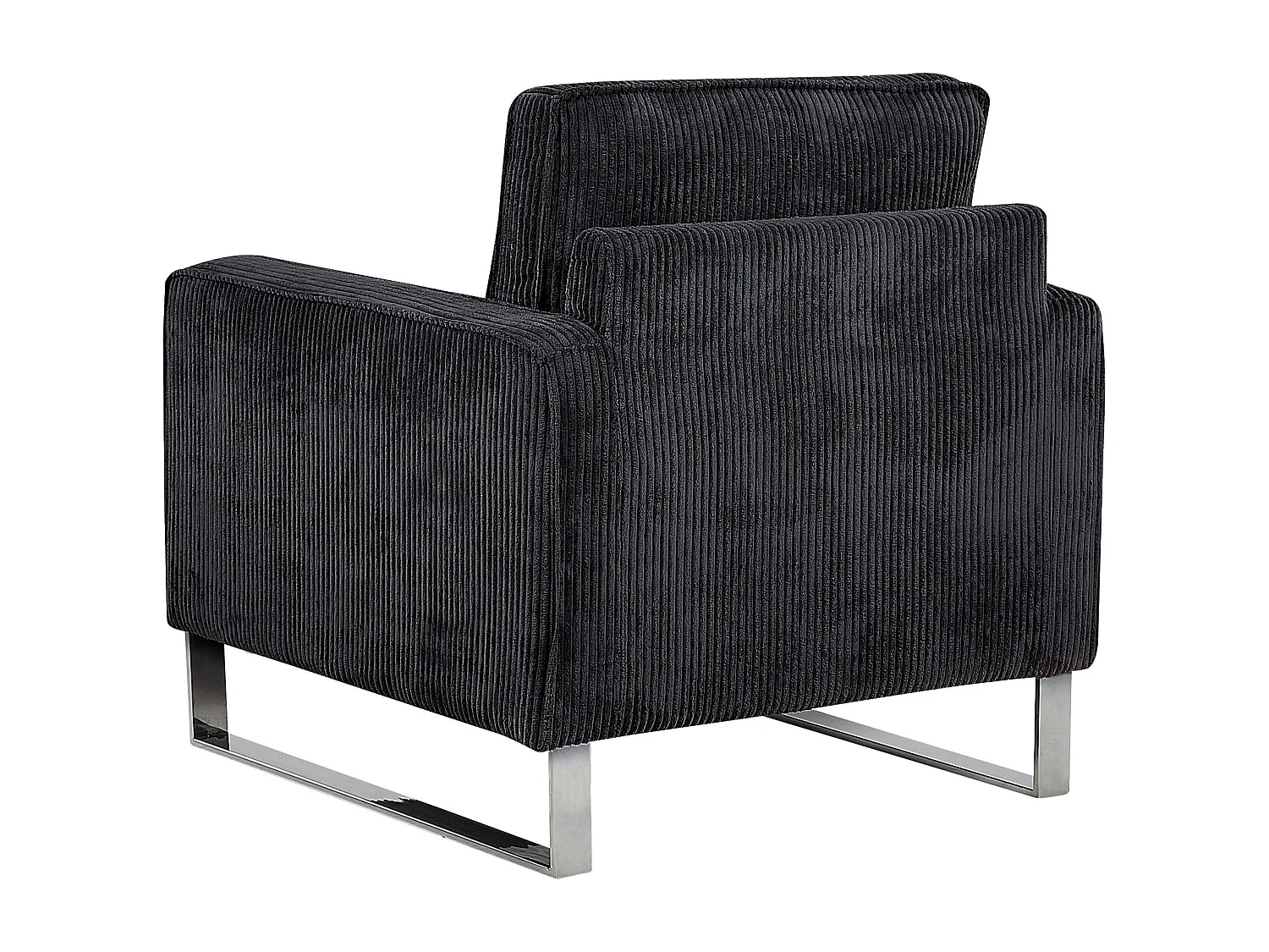 Fauteuil VIND Velours côtelé Noir