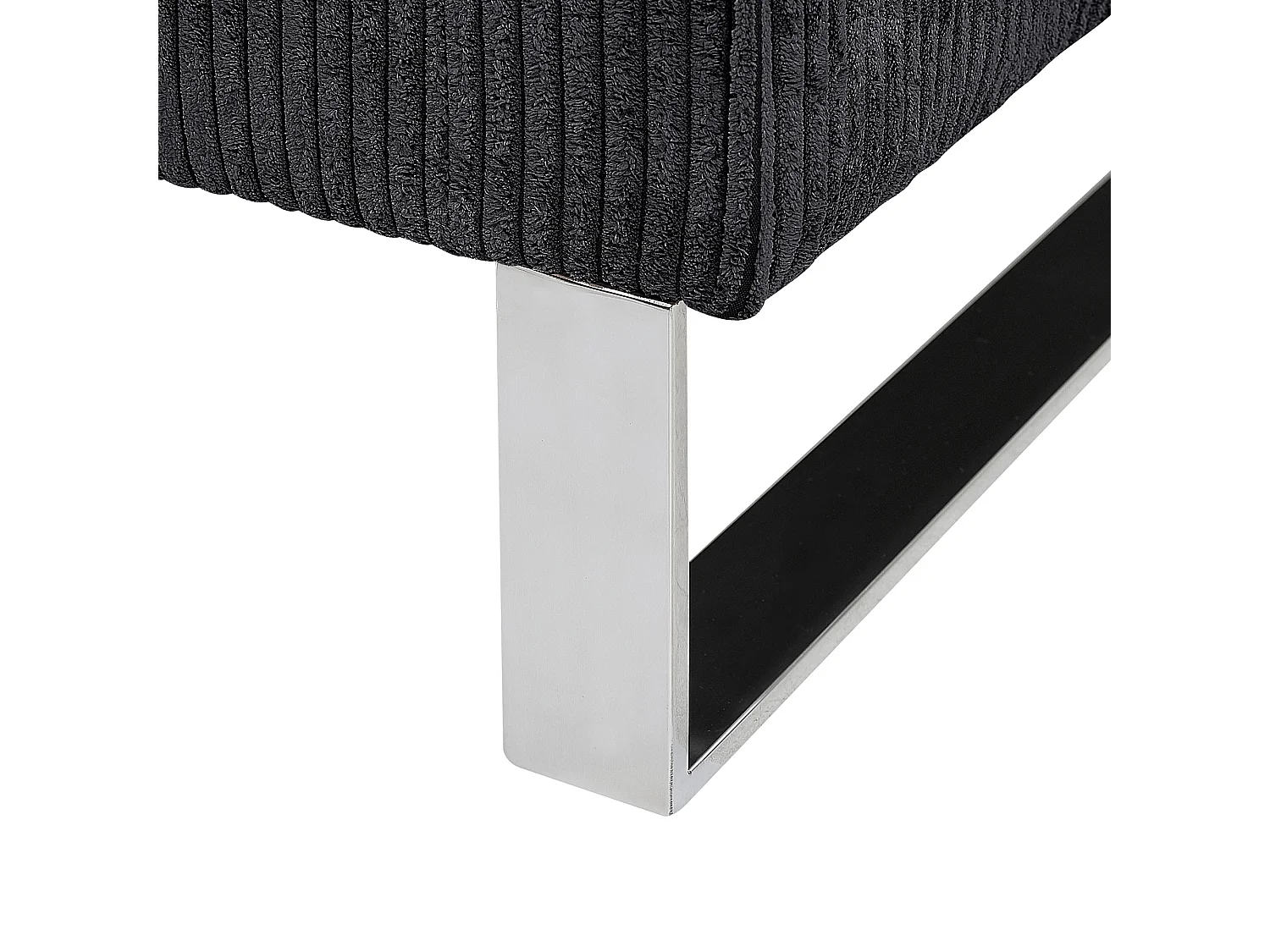 Fauteuil VIND Velours côtelé Noir