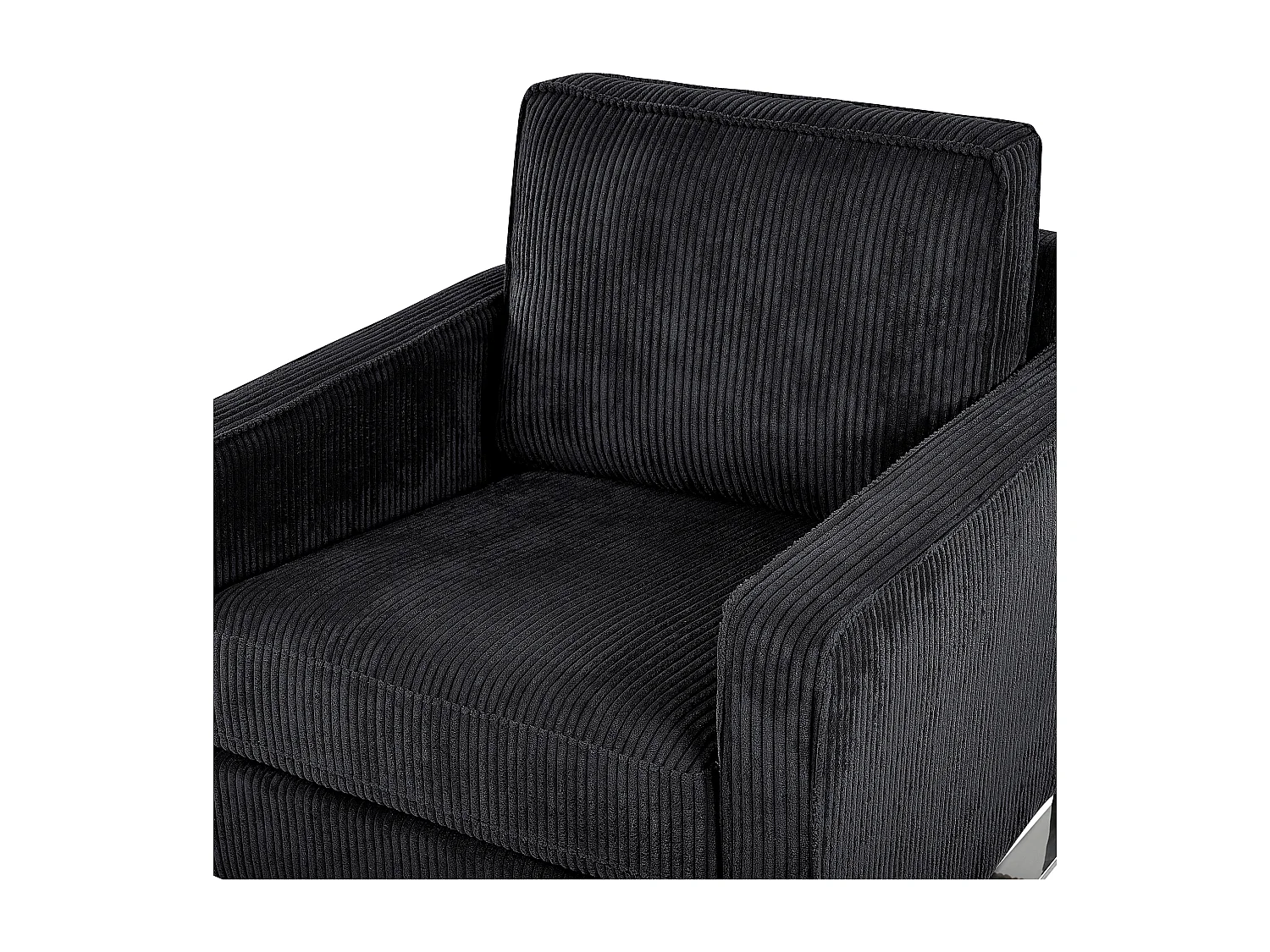 Fauteuil VIND Corduroy Zwart