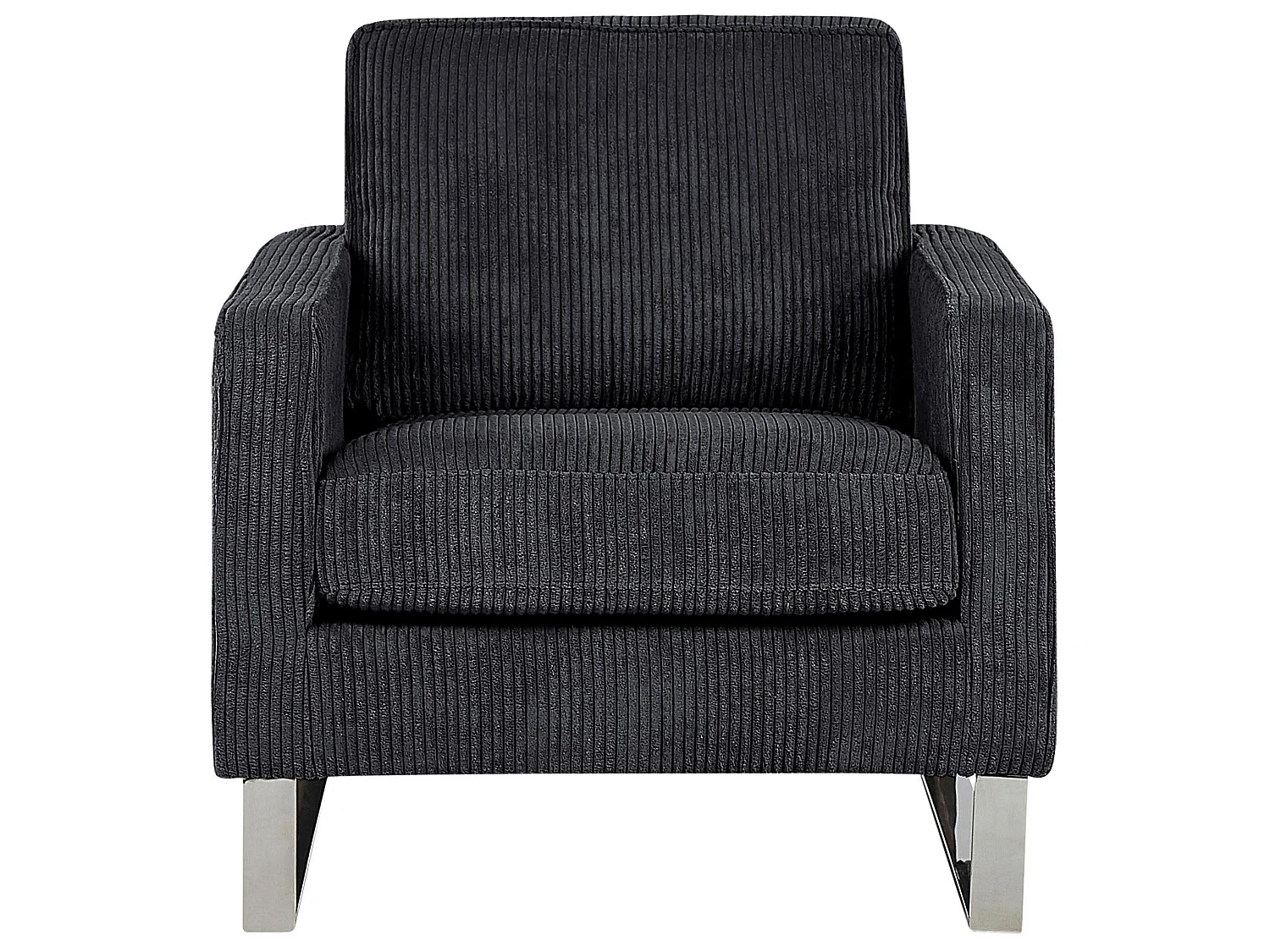 Fauteuil VIND Velours côtelé Noir
