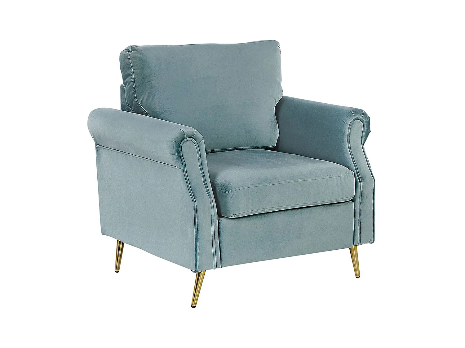 Fauteuil VIETAS Velours Vert menthe