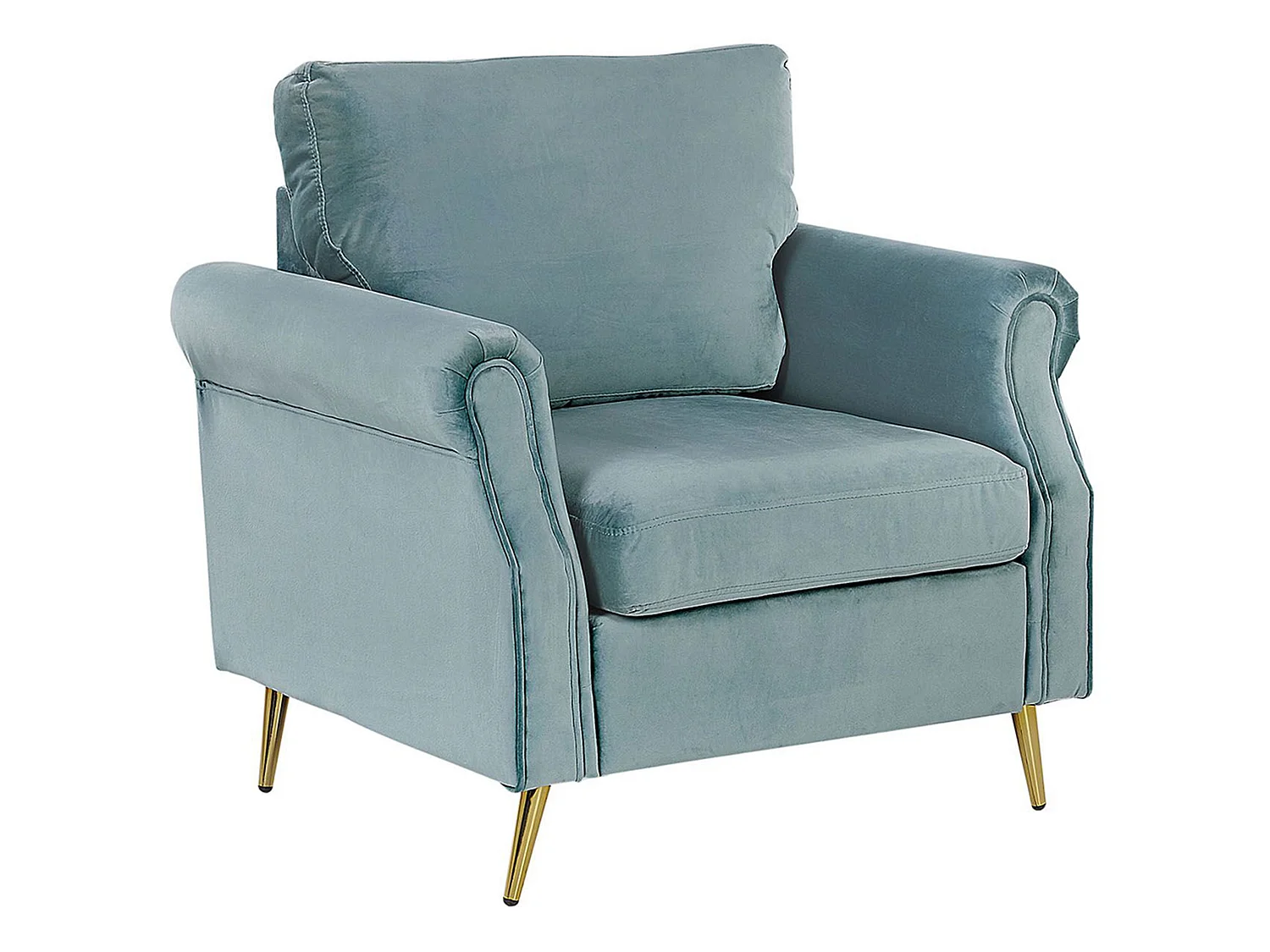 Fauteuil VIETAS Velours Vert menthe