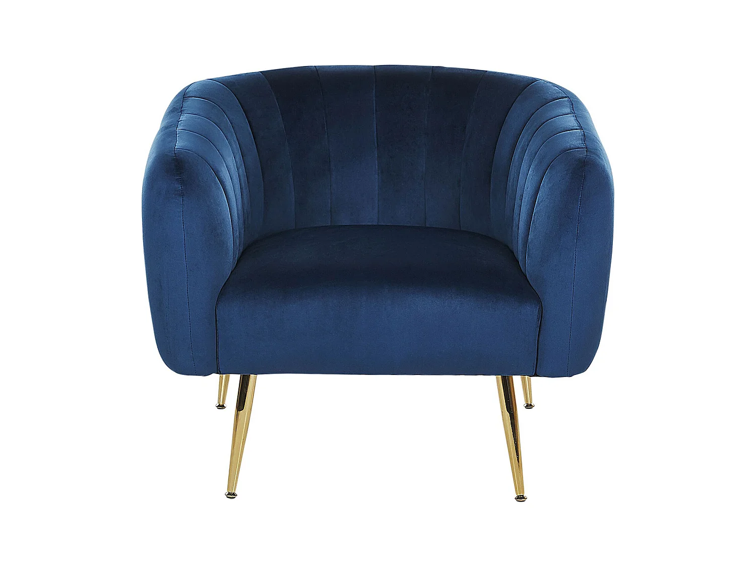 Sillón LACONIA Terciopelo Azul oscuro