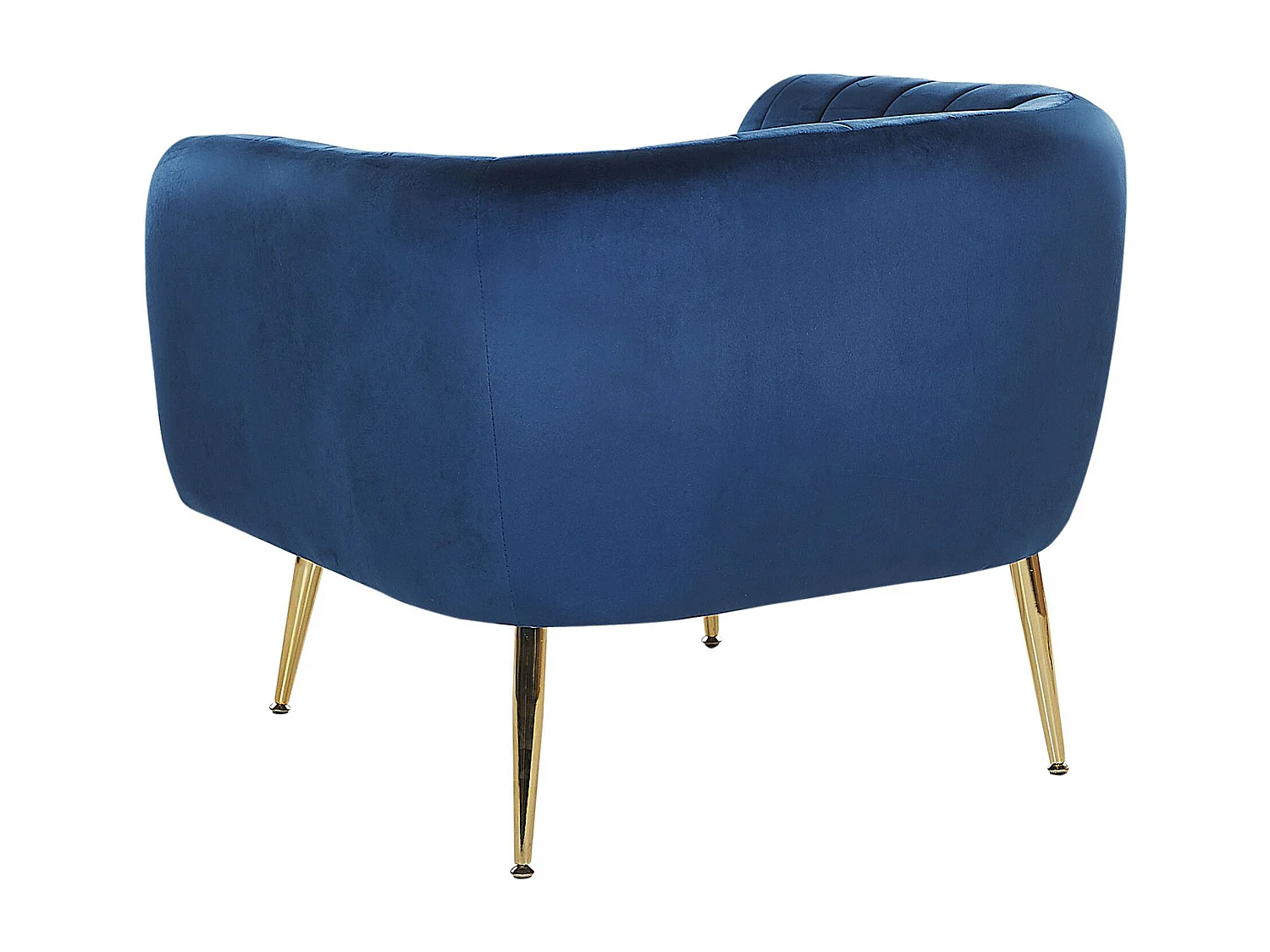 Sillón LACONIA Terciopelo Azul oscuro