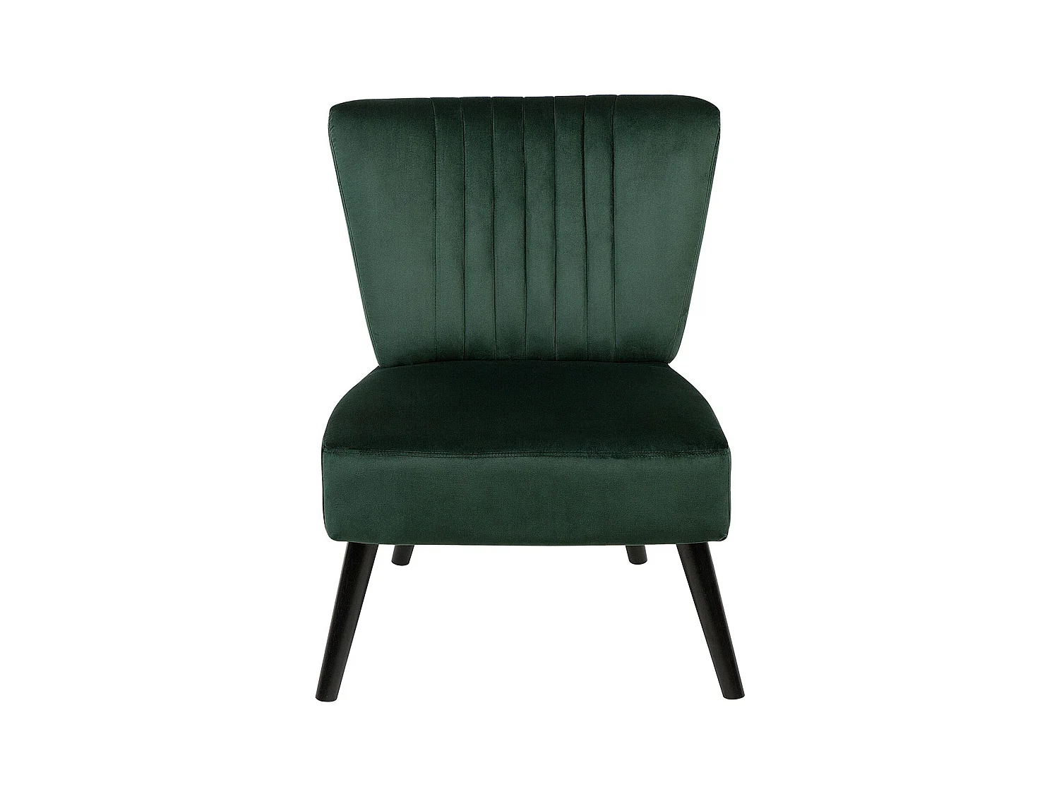 Bequemer Sessel im Retro Stil Polsterbezug grün Vaasa