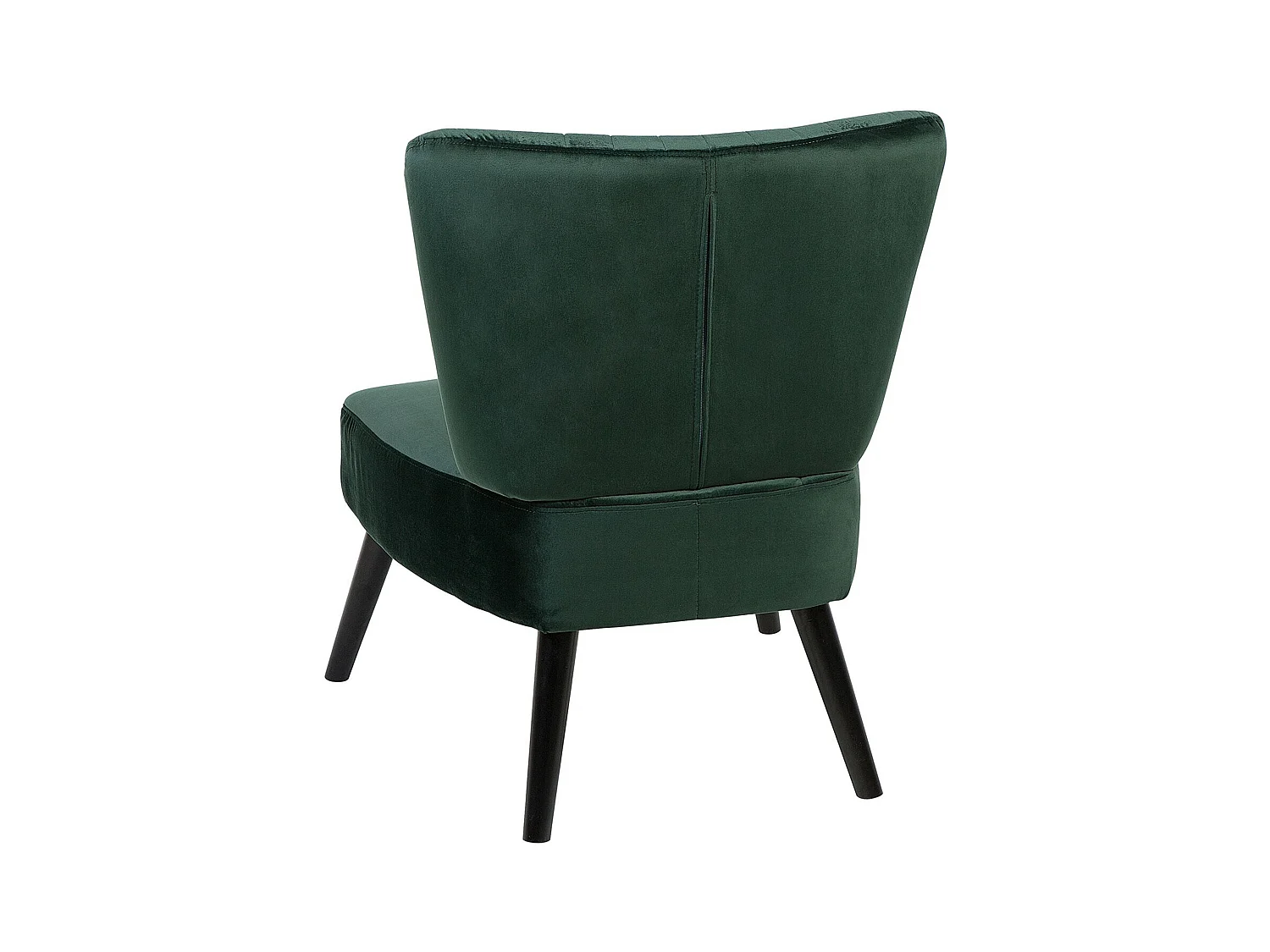 Bequemer Sessel im Retro Stil Polsterbezug grün Vaasa