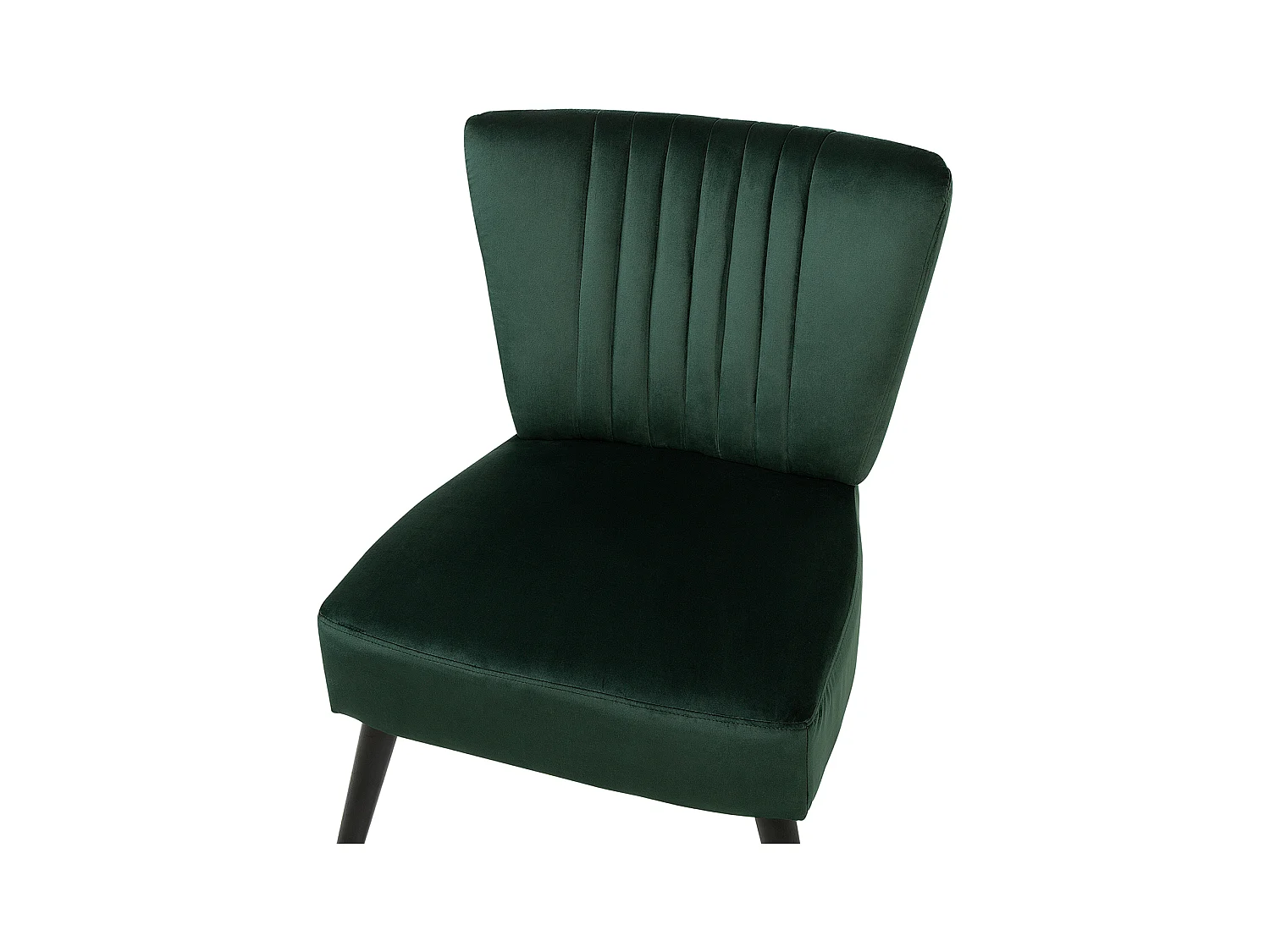 Bequemer Sessel im Retro Stil Polsterbezug grün Vaasa