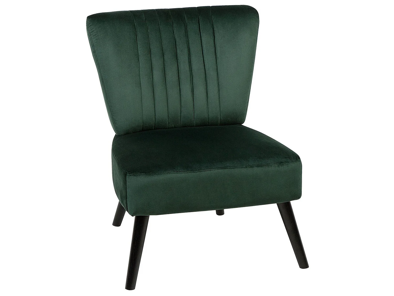 Fauteuil VAASA Fluweel Smaragdgroen