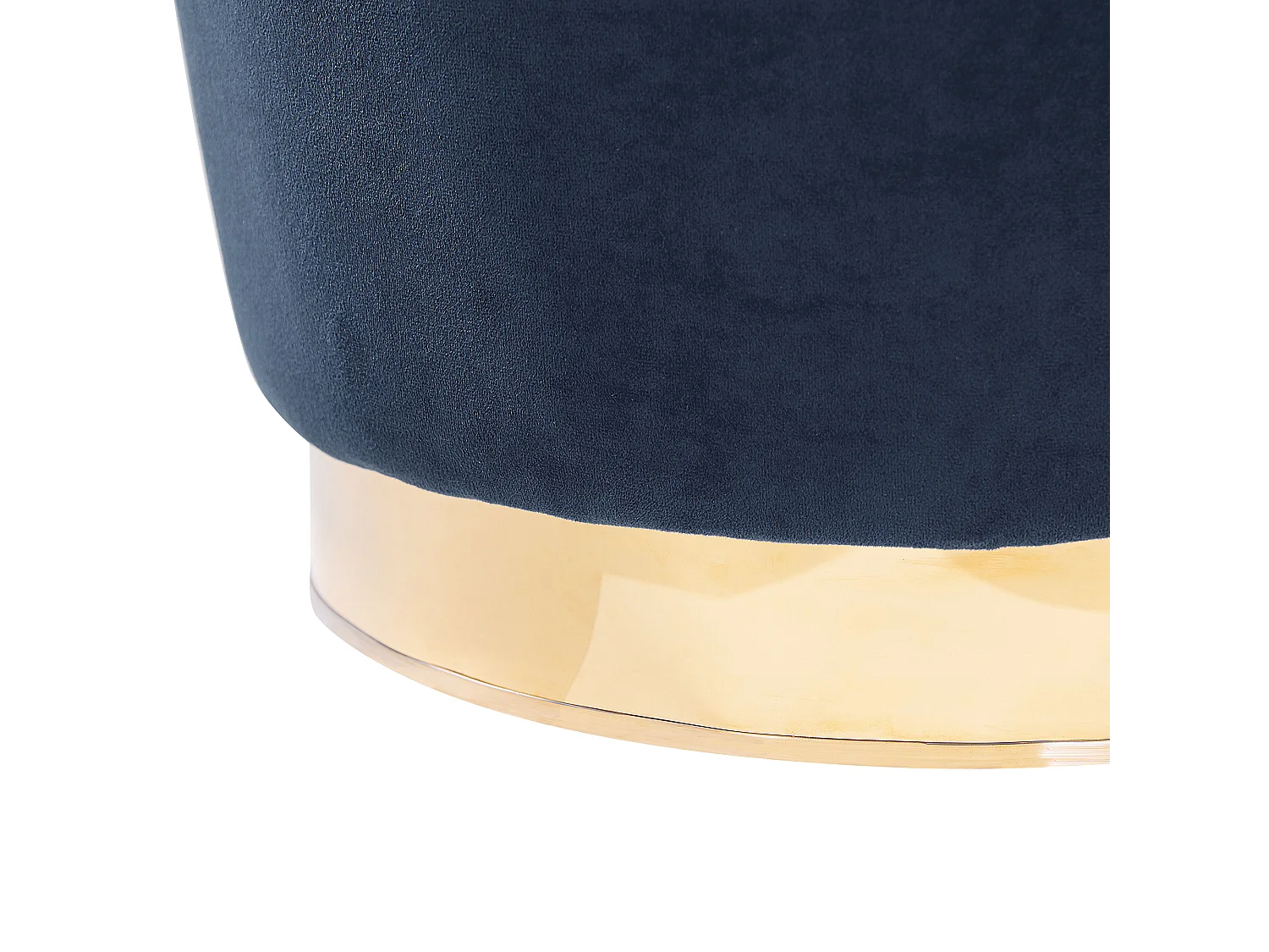 Fauteuil ALBY Fluweel Donkerblauw