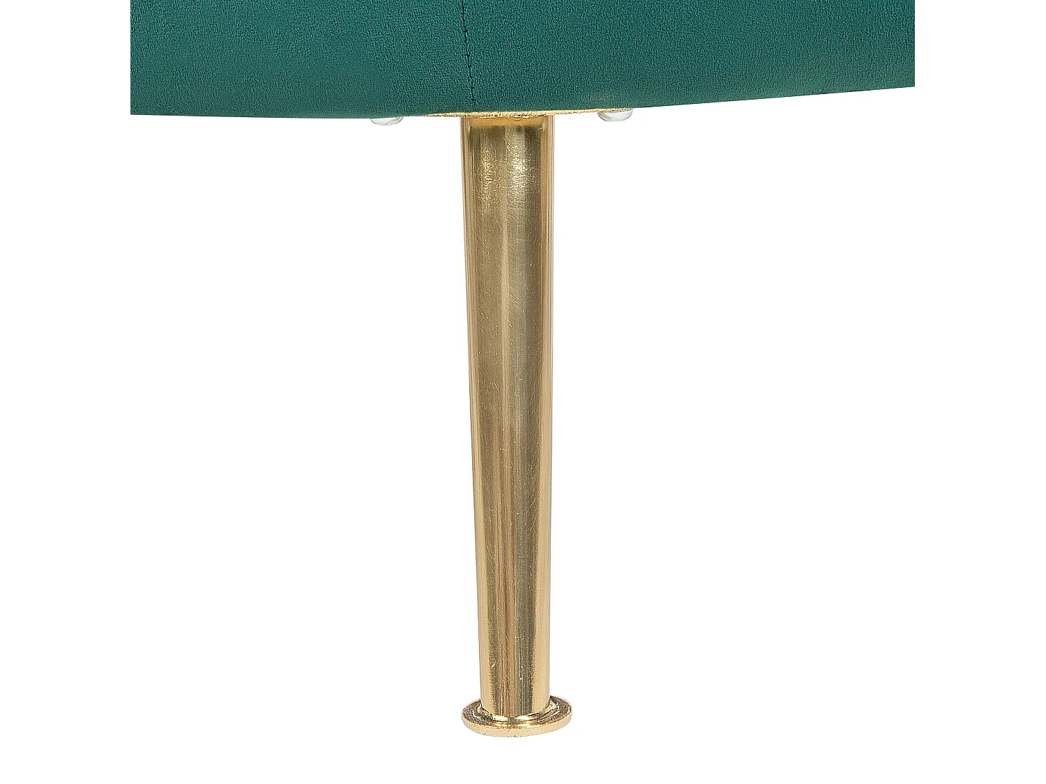 Fotel LANGA Welur Ciemnozielony