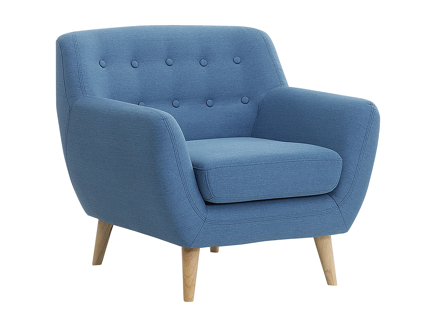 Sessel MOTALA Stoff Blau