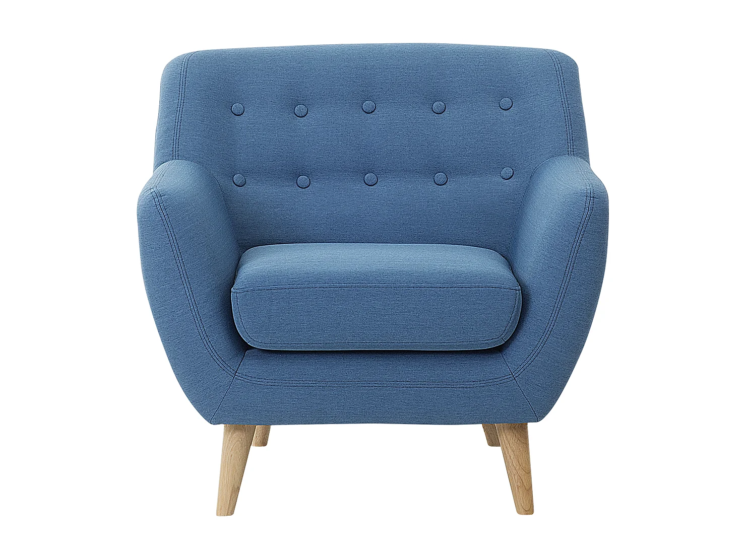 Sessel MOTALA Stoff Blau