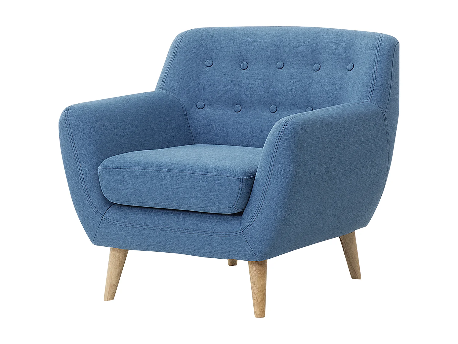 Fauteuil MOTALA Stof Blauw