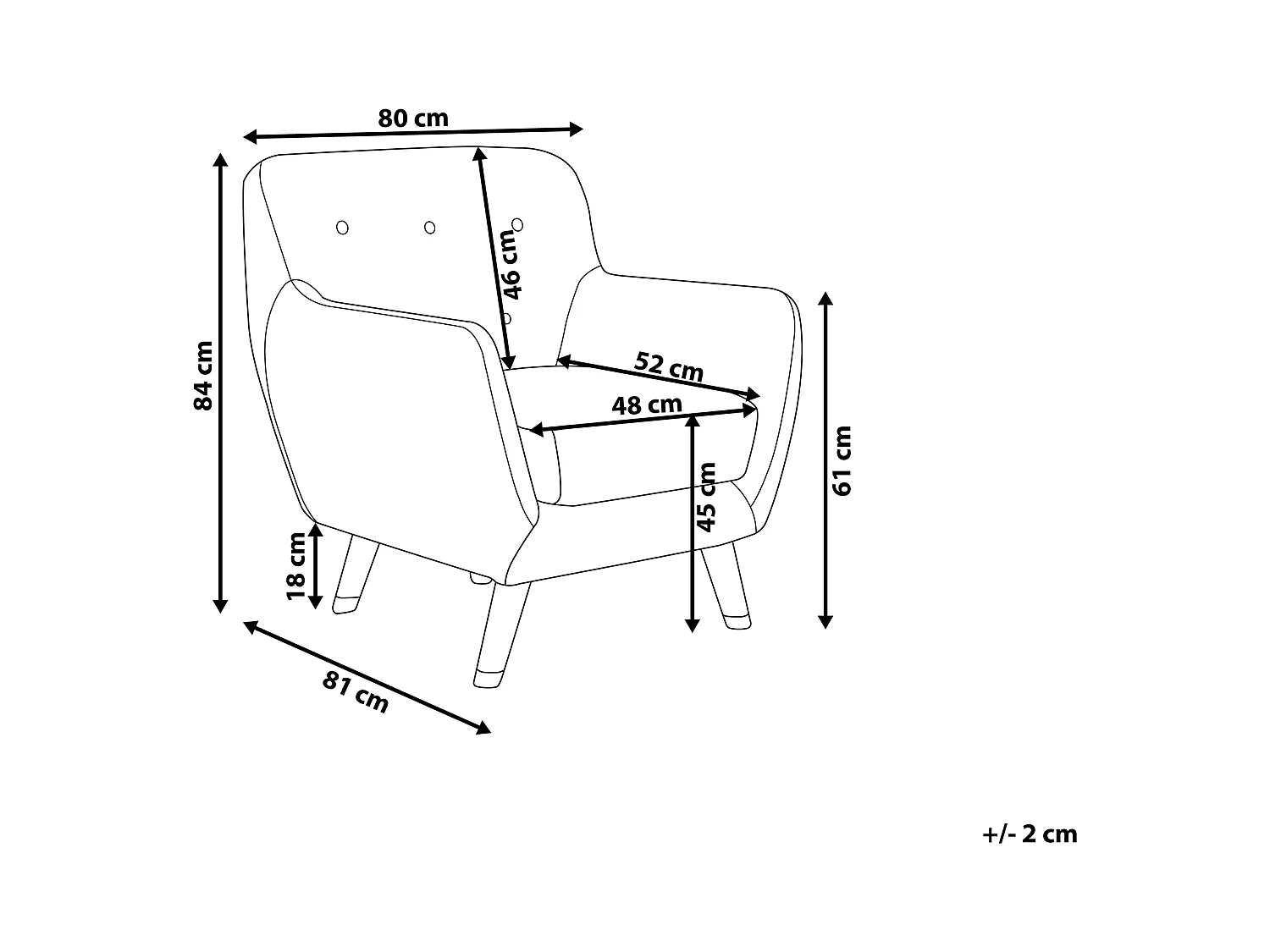 Sillón BODO Terciopelo Gris