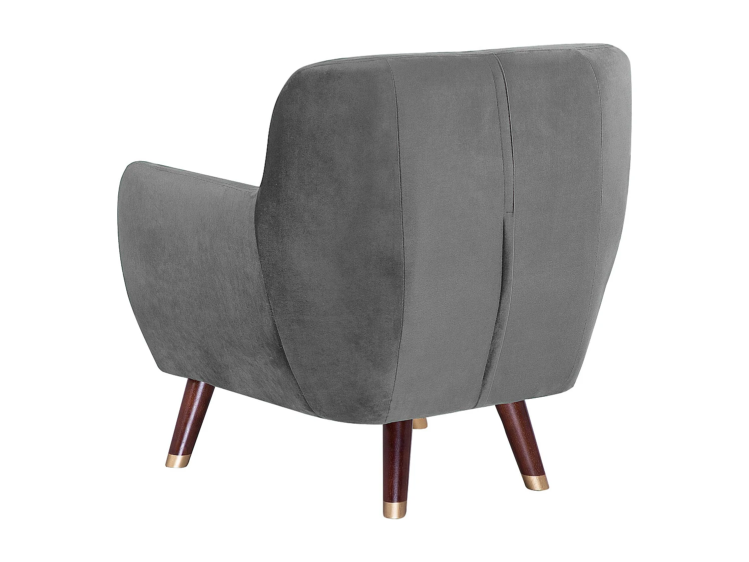 Sillón BODO Terciopelo Gris