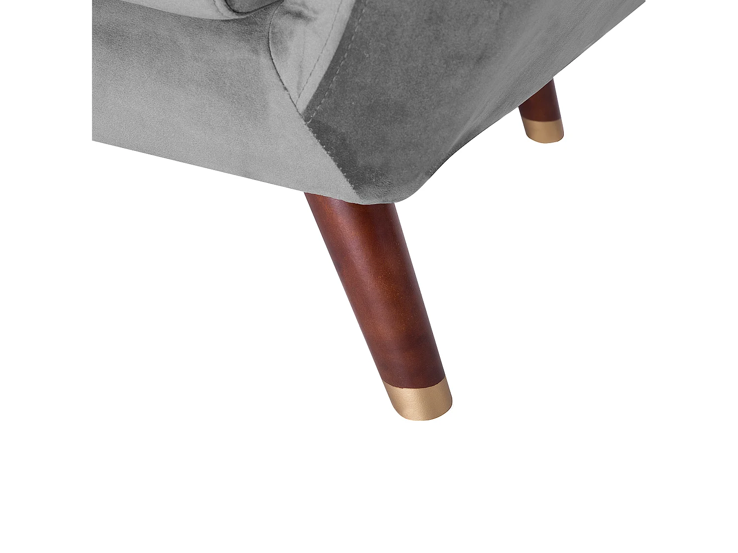 Sillón BODO Terciopelo Gris