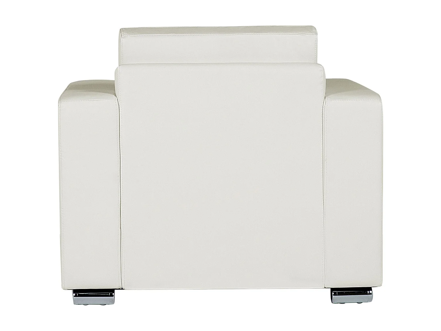 Fauteuil HELSINKI Cuir Blanc