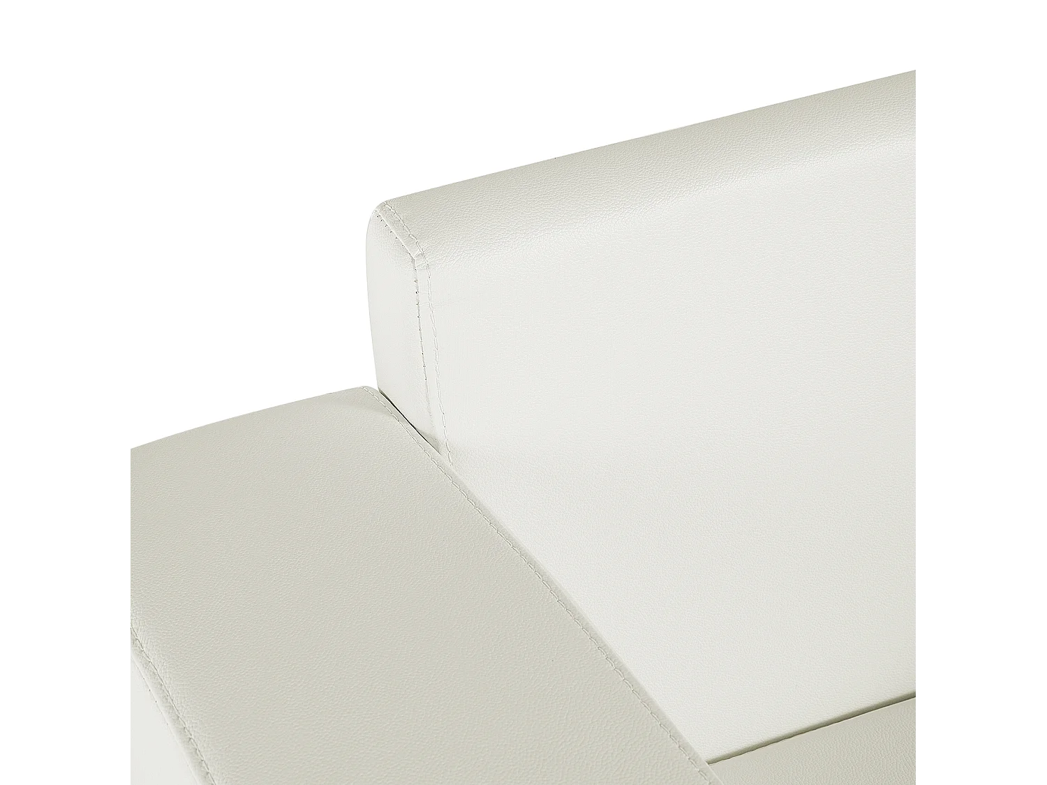 Poltrona HELSINKI Pelle naturale Bianco