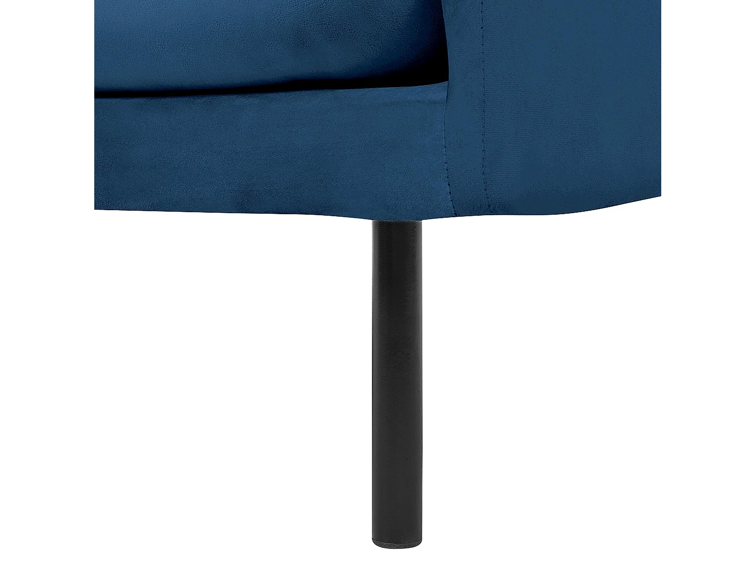 Fauteuil fluweel donkerblauw VINTERBRO