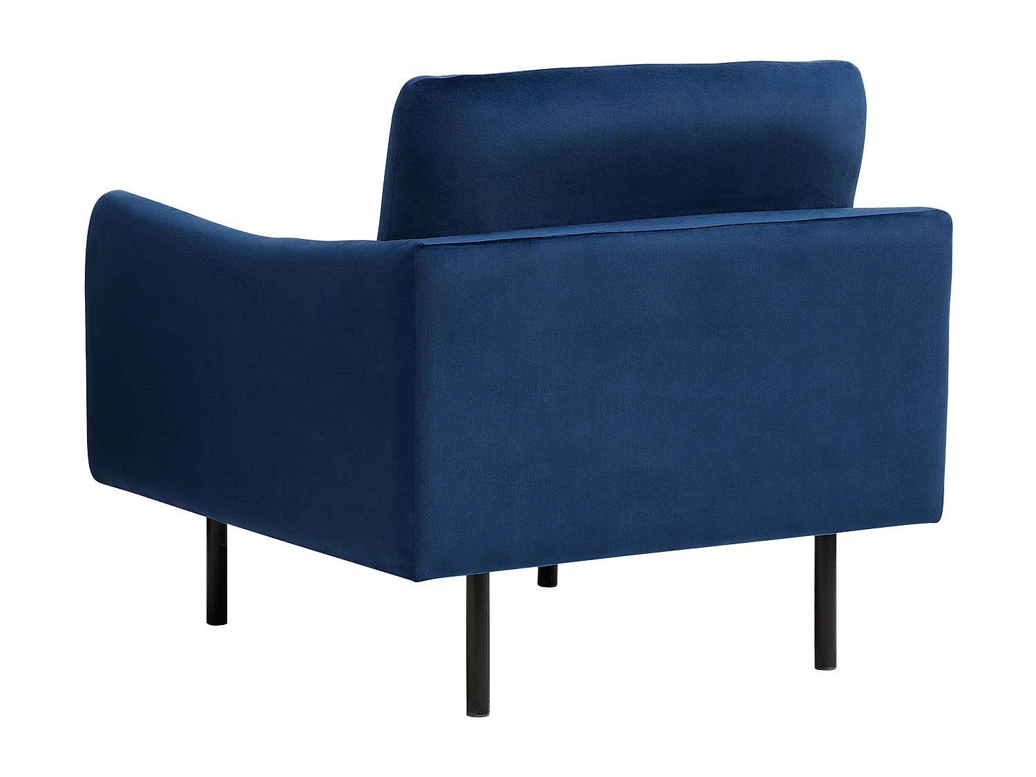 Sessel Samtstoff dunkelblau VINTERBRO