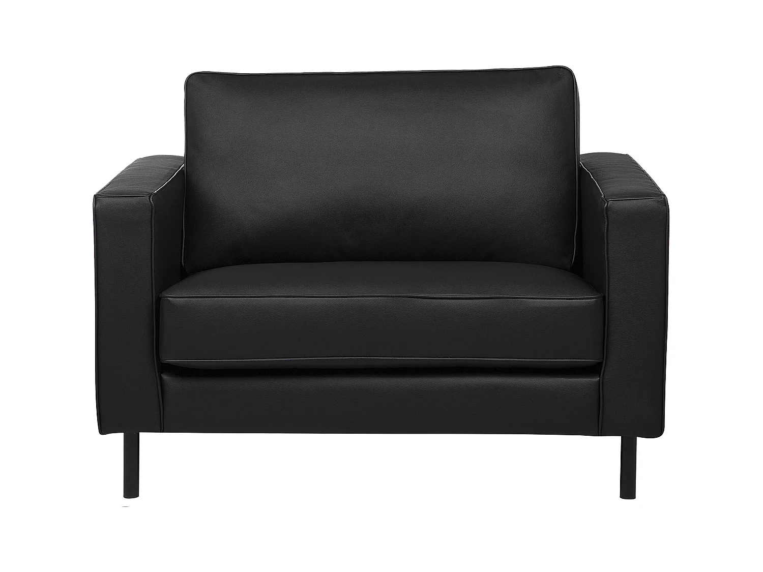 Sillón SAVALEN Piel Negro